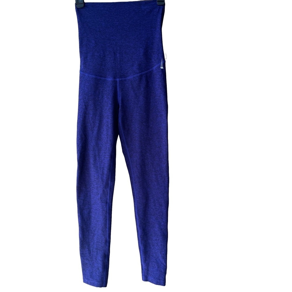 Zella Restore Soft Maternity Leggings Size XS Blue Melange - Picture 3 of 6